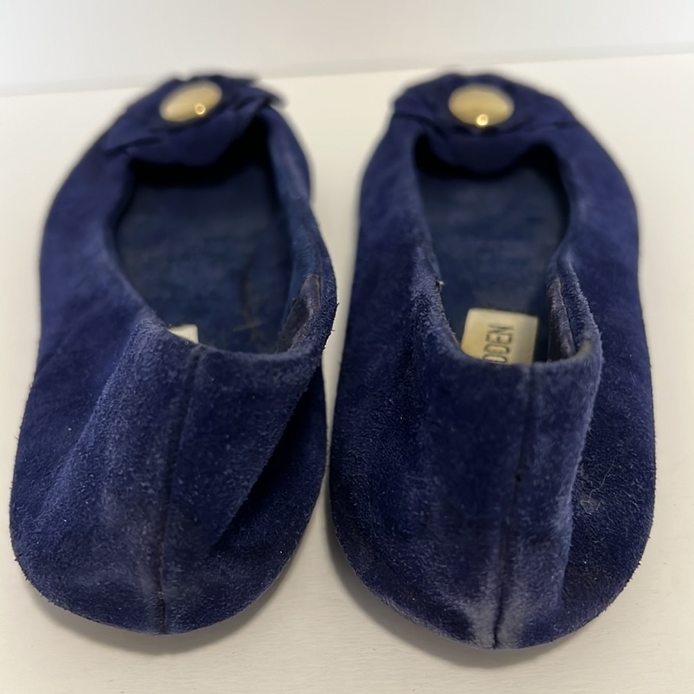Steve Madden Bummble Blue flats with floral accent Women’s size 8 - Picture 6 of 9